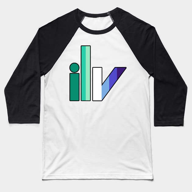 ilv Gay Pride Baseball T-Shirt by ILV